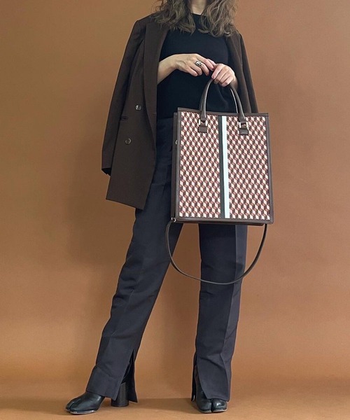 intoxic.（イントキシック）の「THE CUBE LYON  リヨン（ショルダーバッグ・レディース・グリーン/グレー/チョコ・FREE）」の3枚目の写真