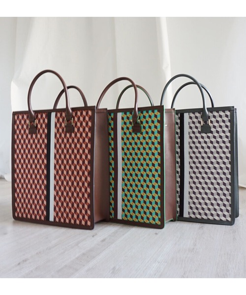 intoxic.（イントキシック）の「THE CUBE LYON  リヨン（ショルダーバッグ・レディース・グリーン/グレー/チョコ・FREE）」の10枚目の写真