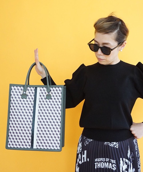 intoxic.（イントキシック）の「THE CUBE LYON  リヨン（ショルダーバッグ・レディース・グリーン/グレー/チョコ・FREE）」の12枚目の写真