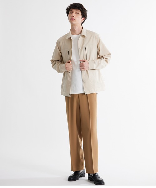 UNITED TOKYO（ユナイテッドトウキョウ）の「ダブルポケットコーチジャケット（ブルゾン・メンズ・ブラック/ライトベージュ・1/2）」の11枚目の写真