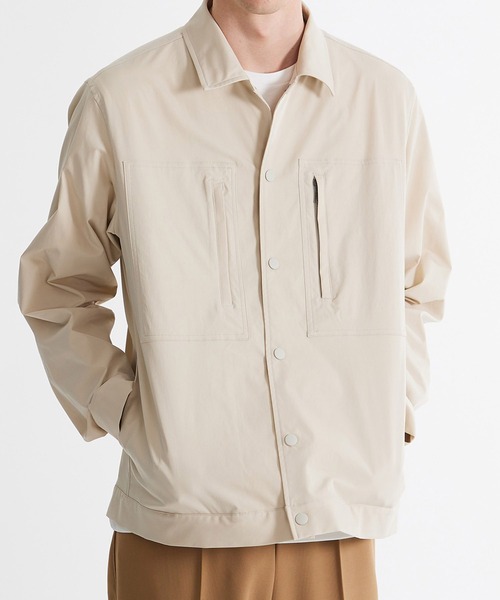 UNITED TOKYO（ユナイテッドトウキョウ）の「ダブルポケットコーチジャケット（ブルゾン・メンズ・ブラック/ライトベージュ・1/2）」の19枚目の写真