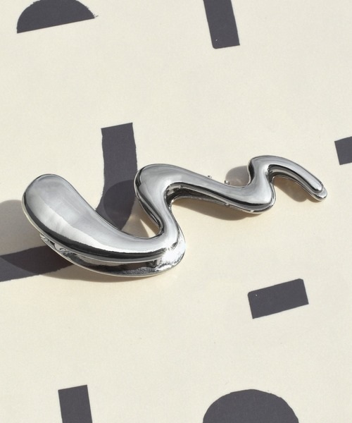 GOLDY（ゴールディ）の「クラウド シェイプ ライン ヘアー クリップ（バレッタ/ヘアクリップ・レディース・シルバー/ゴールド/その他1/その他2・FREE）」の6枚目の写真