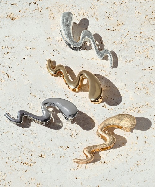 GOLDY（ゴールディ）の「クラウド シェイプ ライン ヘアー クリップ（バレッタ/ヘアクリップ・レディース・シルバー/ゴールド/その他1/その他2・FREE）」の10枚目の写真