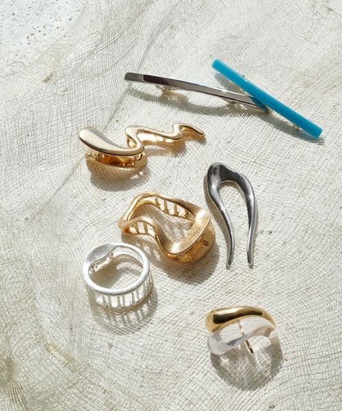 GOLDY（ゴールディ）の「クラウド シェイプ ライン ヘアー クリップ（バレッタ/ヘアクリップ・レディース・シルバー/ゴールド/その他1/その他2・FREE）」の13枚目の写真