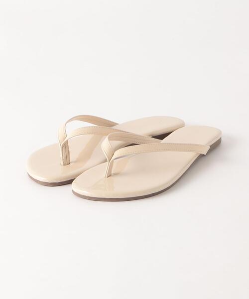 BEAUTY&YOUTH UNITED ARROWS(ビューティーアンドユースユナイテッドアローズ)の「フェイクレザー トング サンダル(サンダル・レディース・ブラック/ナチュラル/オレンジ/シルバー・37/38/35/36)」の15枚目の写真