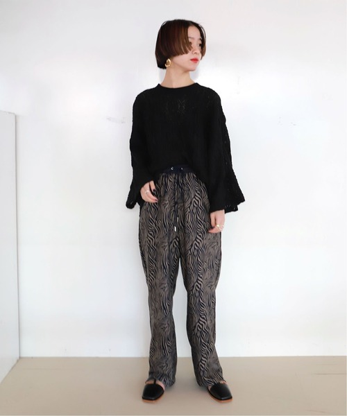 CITYSHOP(シティーショップ)の「LACE T-SHIRT3(Tシャツ/カットソー・レディース・ホワイト/ブラック・FREE)」の3枚目の写真