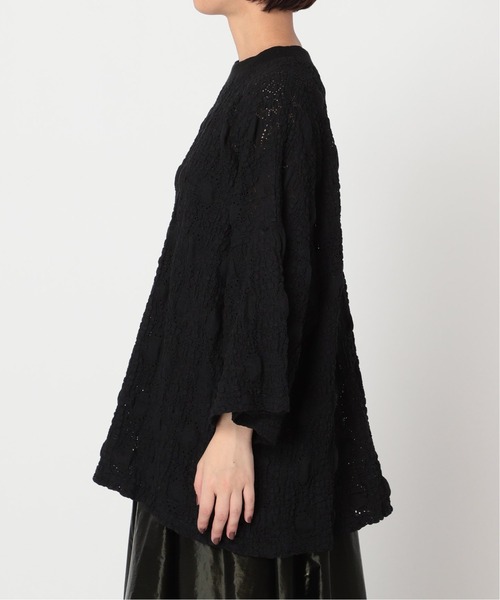 CITYSHOP(シティーショップ)の「LACE T-SHIRT3(Tシャツ/カットソー・レディース・ホワイト/ブラック・FREE)」の4枚目の写真