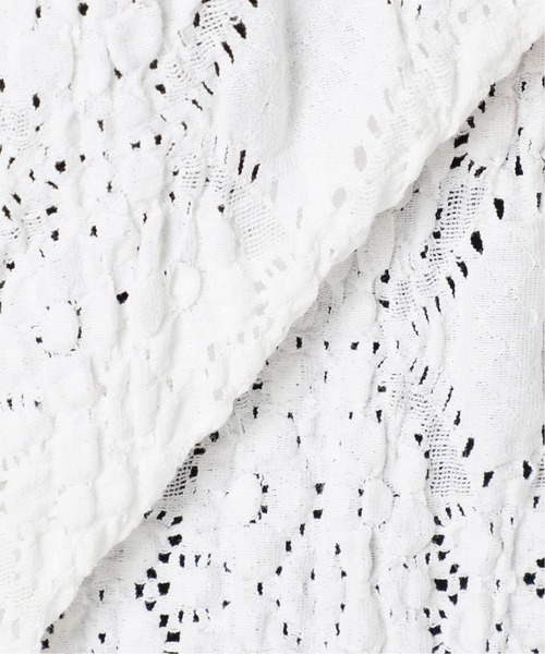 CITYSHOP(シティーショップ)の「LACE T-SHIRT3(Tシャツ/カットソー・レディース・ホワイト/ブラック・FREE)」の17枚目の写真