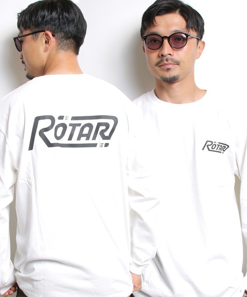 ROTAR（ローター）の「Bullet logo LS Tee バックプリント ロンTee（Tシャツ/カットソー・メンズ・オフホワイト/ベージュ/スミクロ・X-LARGE/SMALL/MEDIUM/LARGE）」の2枚目の写真