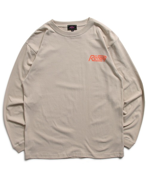 ROTAR（ローター）の「Bullet logo LS Tee バックプリント ロンTee（Tシャツ/カットソー・メンズ・オフホワイト/ベージュ/スミクロ・X-LARGE/SMALL/MEDIUM/LARGE）」の18枚目の写真