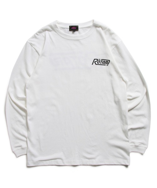 ROTAR（ローター）の「Bullet logo LS Tee バックプリント ロンTee（Tシャツ/カットソー・メンズ・オフホワイト/ベージュ/スミクロ・X-LARGE/SMALL/MEDIUM/LARGE）」の20枚目の写真