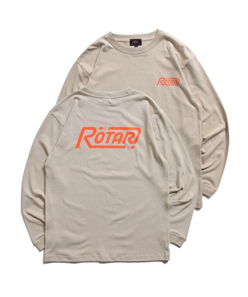 ROTAR（ローター）の「Bullet logo LS Tee バックプリント ロンTee（Tシャツ/カットソー・メンズ・オフホワイト/ベージュ/スミクロ・X-LARGE/SMALL/MEDIUM/LARGE）」の6枚目の写真