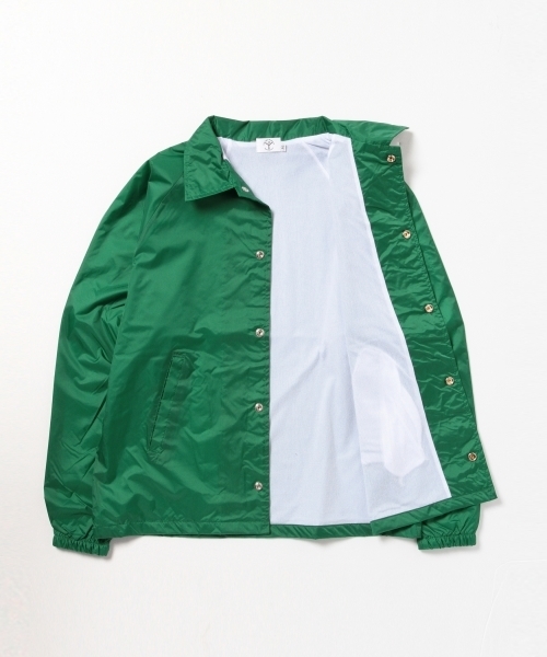 BEAMS（ビームス）の「◎CITY LIGHTS BOOK STORE×BEAMS / 別注 コーチジャケット（ナイロンジャケット・メンズ・ブラック/グリーン・MEDIUM/LARGE）」の7枚目の写真