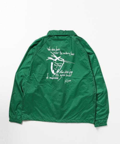 BEAMS（ビームス）の「◎CITY LIGHTS BOOK STORE×BEAMS / 別注 コーチジャケット（ナイロンジャケット・メンズ・ブラック/グリーン・MEDIUM/LARGE）」の13枚目の写真