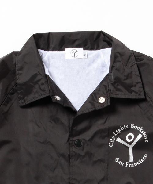 BEAMS（ビームス）の「◎CITY LIGHTS BOOK STORE×BEAMS / 別注 コーチジャケット（ナイロンジャケット・メンズ・ブラック/グリーン・MEDIUM/LARGE）」の8枚目の写真
