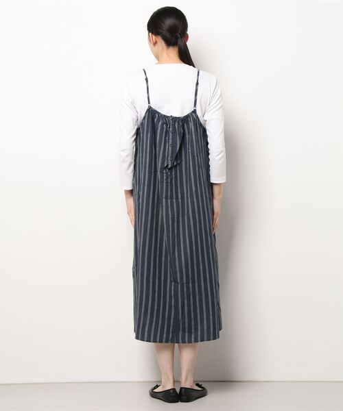 Samansa Mos2（サマンサ モスモス）の「前後着キャミワンピース（ワンピース・レディース・ブルー/カーキ/レッド/ネイビー・ﾌﾘ-）」の5枚目の写真