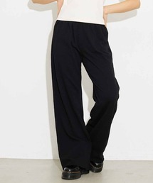 X-girl | LETTUCE EDGE EASY PANTS/ストレートシルエット ウエストゴムパンツ/カラーパンツ/イージーパンツ(その他パンツ)