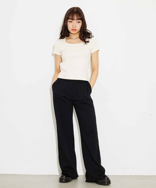 セール】LETTUCE EDGE EASY PANTS/ストレートシルエット