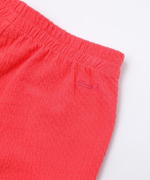 X-girl（エックスガール）の「LETTUCE EDGE EASY PANTS/ストレートシルエット ウエストゴムパンツ/カラーパンツ/イージーパンツ（その他パンツ・レディース・ライトグリーン/ピンク/ブラック・M/S）」の13枚目の写真