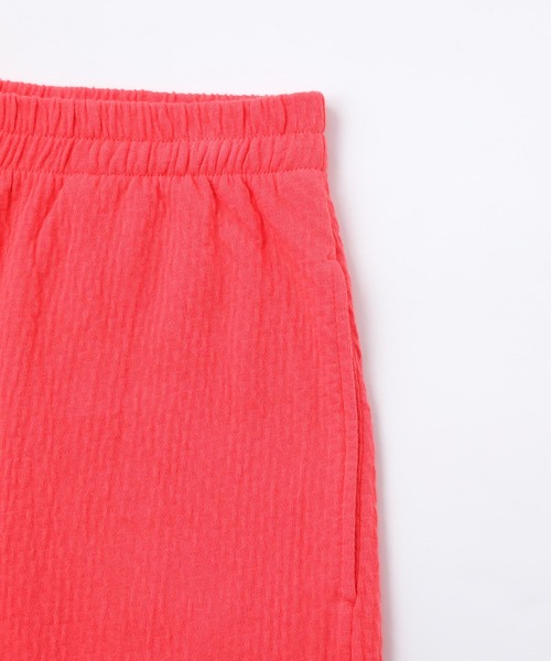 X-girl（エックスガール）の「LETTUCE EDGE EASY PANTS/ストレートシルエット ウエストゴムパンツ/カラーパンツ/イージーパンツ（その他パンツ・レディース・ライトグリーン/ピンク/ブラック・M/S）」の12枚目の写真