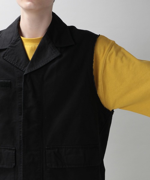 RAGEBLUE（レイジブルー）の「ミリタリーベスト（ベスト・メンズ・ブラック/オリーブ・FREE）」の13枚目の写真