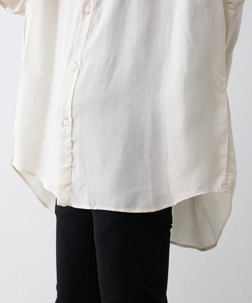 Lui's（ルイス）の「切替ヨークシャツ（シャツ/ブラウス・メンズ・ブラック/オフホワイト/パープル・FREE）」の21枚目の写真