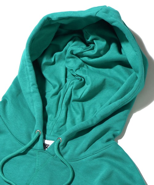 NIKE（ナイキ）の「NIKE WOMENS TEAM NK FLC HOODIE / ナイキ ウィメンズ フリース フーディ 【SP】（パーカー・レディース・ブラック/グリーン・S/M/L）」の4枚目の写真