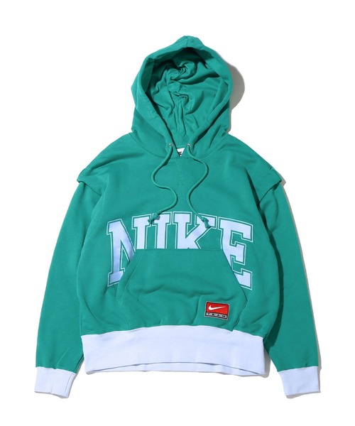 NIKE（ナイキ）の「NIKE WOMENS TEAM NK FLC HOODIE / ナイキ ウィメンズ フリース フーディ 【SP】（パーカー・レディース・ブラック/グリーン・S/M/L）」の19枚目の写真
