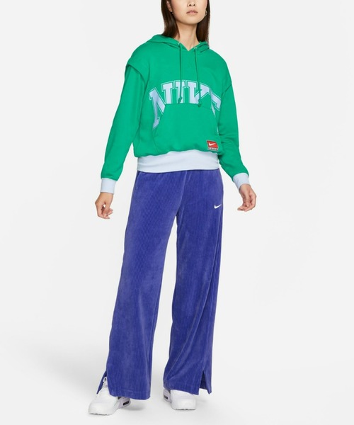 NIKE（ナイキ）の「NIKE WOMENS TEAM NK FLC HOODIE / ナイキ ウィメンズ フリース フーディ 【SP】（パーカー・レディース・ブラック/グリーン・S/M/L）」の18枚目の写真