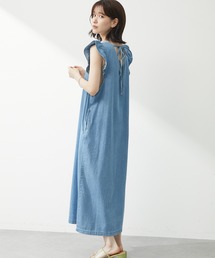 Sugar spoon | ・SUGAR SPOON ラッフルデニムワンピース(ワンピース)