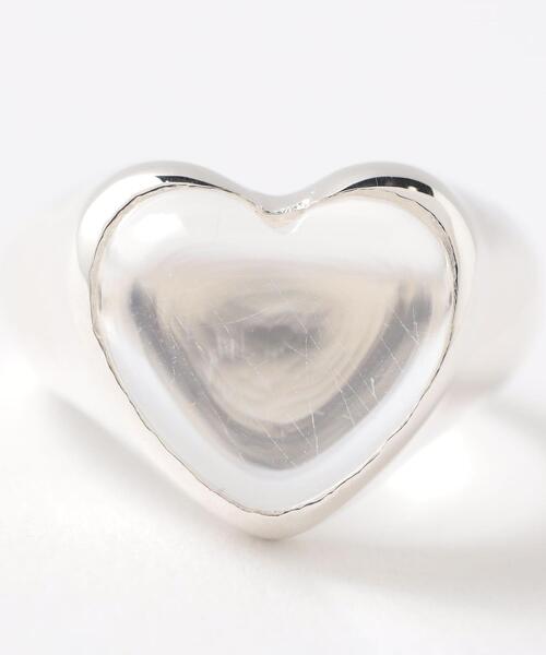 Steven Alan（スティーブンアラン）の「＜ANNIKA INEZ＞HEART RING SMALL/リング（リング・レディース・シルバー・3）」の3枚目の写真