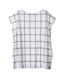 ASTRAET | ASTRAET(アストラット) チェック/ストライプ ノースリーブプルオーバー(Tシャツ/カットソー)