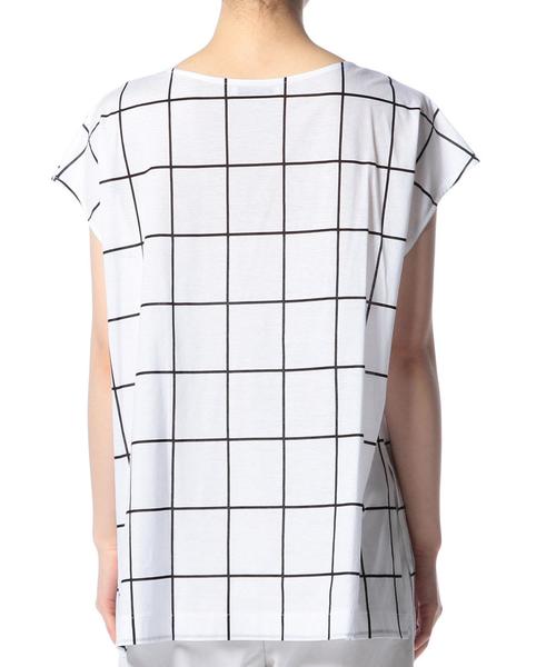 ASTRAET（アストラット）の「ASTRAET(アストラット) チェック/ストライプ ノースリーブプルオーバー（Tシャツ/カットソー・レディース・ホワイト/ブラック/その他1・フリー）」の6枚目の写真