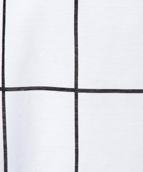 ASTRAET（アストラット）の「ASTRAET(アストラット) チェック/ストライプ ノースリーブプルオーバー（Tシャツ/カットソー・レディース・ホワイト/ブラック/その他1・フリー）」の11枚目の写真