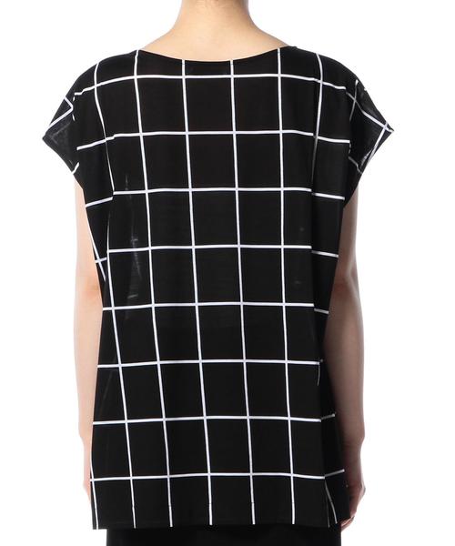 ASTRAET（アストラット）の「ASTRAET(アストラット) チェック/ストライプ ノースリーブプルオーバー（Tシャツ/カットソー・レディース・ホワイト/ブラック/その他1・フリー）」の12枚目の写真