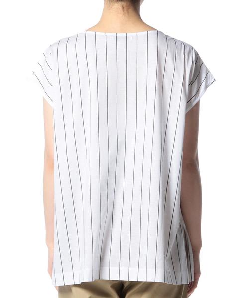 ASTRAET（アストラット）の「ASTRAET(アストラット) チェック/ストライプ ノースリーブプルオーバー（Tシャツ/カットソー・レディース・ホワイト/ブラック/その他1・フリー）」の14枚目の写真