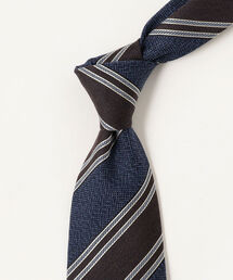 美品 holliday & brown ネクタイ　ブルー　ストライプ　イギリス製 美品 holliday & brown ネクタイ ブルー ストライプ イギリス製Ω