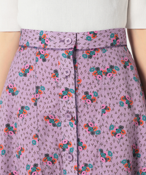 セール】IENA LA BOUCLE コットンフラワープリント スカート