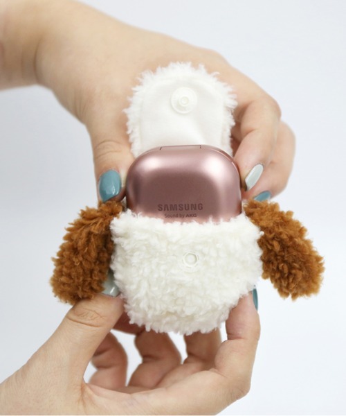 Brunch Brother（ブランチブラザー）の「AirPods用ポーチ･ブランチブラザー/ROMANE（ロマネ）（ヘッドフォン/イヤホン・レディース・グレー/アイボリー・FREE）」の6枚目の写真