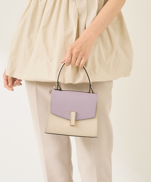 ANAYI（アナイ）の「コンビミニハンド バッグ（ハンドバッグ・レディース・オフホワイト/パープル系その他/グレイッシュベージュ・FREE）」の9枚目の写真