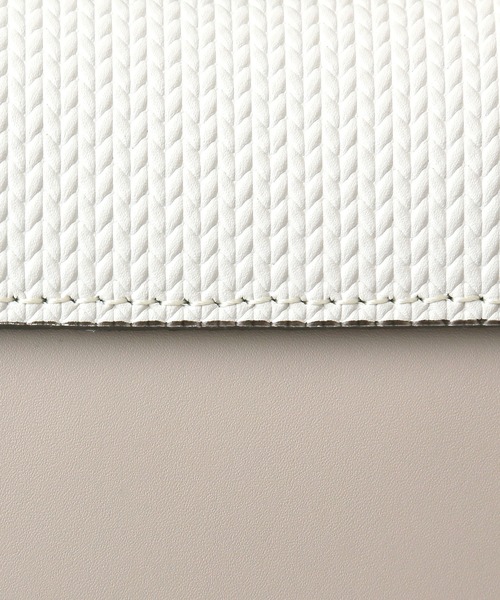 ANAYI（アナイ）の「コンビミニハンド バッグ（ハンドバッグ・レディース・オフホワイト/パープル系その他/グレイッシュベージュ・FREE）」の17枚目の写真