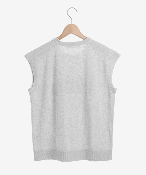 le.coeur blanc（ルクールブラン）の「Hello ロゴフレンチニット（ニット/セーター・レディース・ライトグレー/ブラック/オフホワイト・38）」の22枚目の写真