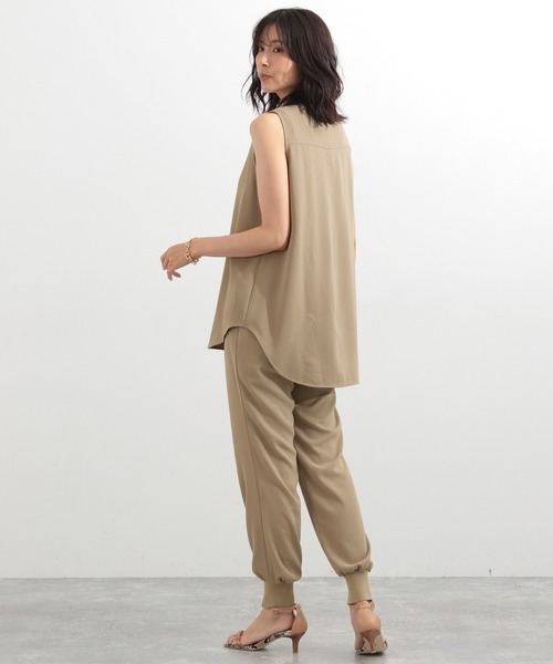 BARNYARDSTORM（バンヤードストーム）の「BARNYARDSTORM / ダブルクロスタンク（Tシャツ/カットソー・レディース・ブラック/モカ/カーキ・1/0）」の22枚目の写真