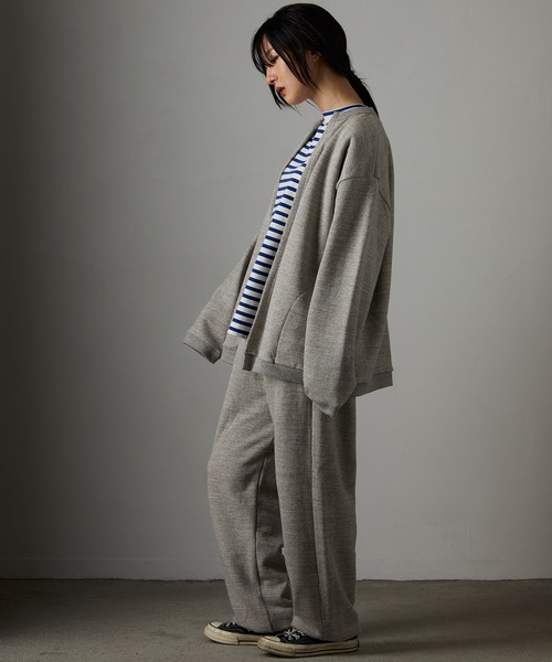 A.U.G. relaxing（オーグリラクシング）の「A.U.G. relaxing ゆる カーデ (MADE IN JAPAN)（カーディガン/ボレロ・メンズ・チャコールグレー/ブラック/オフホワイト/オートミール・FREE）」の19枚目の写真
