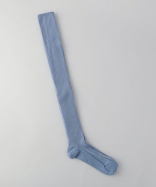 BASERANGE(ベースレンジ)の「Baserange/ベースレンジ OVERKNEE SOCKS(ソックス/靴下・レディース・ベージュ/ピンク/レモンイエロー/サックスブルー・36)」の12枚目の写真