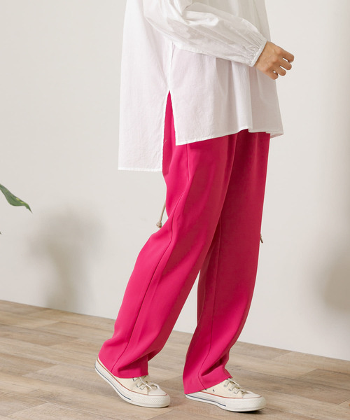 URBAN RESEARCH Sonny Label（アーバンリサーチサニーレーベル）の「イージーカラーストレートパンツ（その他パンツ・レディース・ブラウン/ピンク/グリーン・FREE）」の14枚目の写真