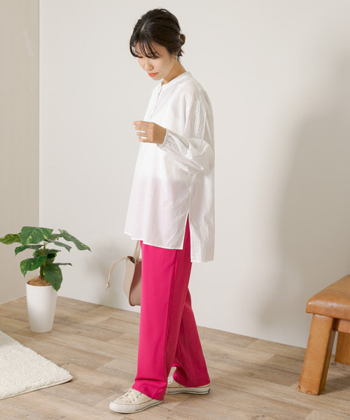 URBAN RESEARCH Sonny Label（アーバンリサーチサニーレーベル）の「イージーカラーストレートパンツ（その他パンツ・レディース・ブラウン/ピンク/グリーン・FREE）」の16枚目の写真