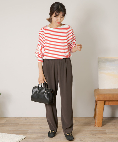 URBAN RESEARCH Sonny Label（アーバンリサーチサニーレーベル）の「イージーカラーストレートパンツ（その他パンツ・レディース・ブラウン/ピンク/グリーン・FREE）」の22枚目の写真