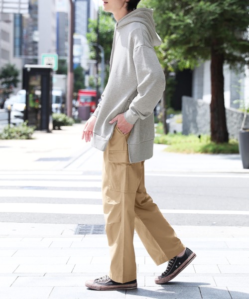 n'OrLABEL（ノアールレーベル）の「コットンツイルカーゴパンツ（カーゴパンツ・メンズ・カーキ/ブラック/ベージュ・XL/M/L）」の22枚目の写真