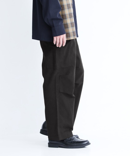 n'OrLABEL（ノアールレーベル）の「コットンツイルカーゴパンツ（カーゴパンツ・メンズ・カーキ/ブラック/ベージュ・XL/M/L）」の8枚目の写真